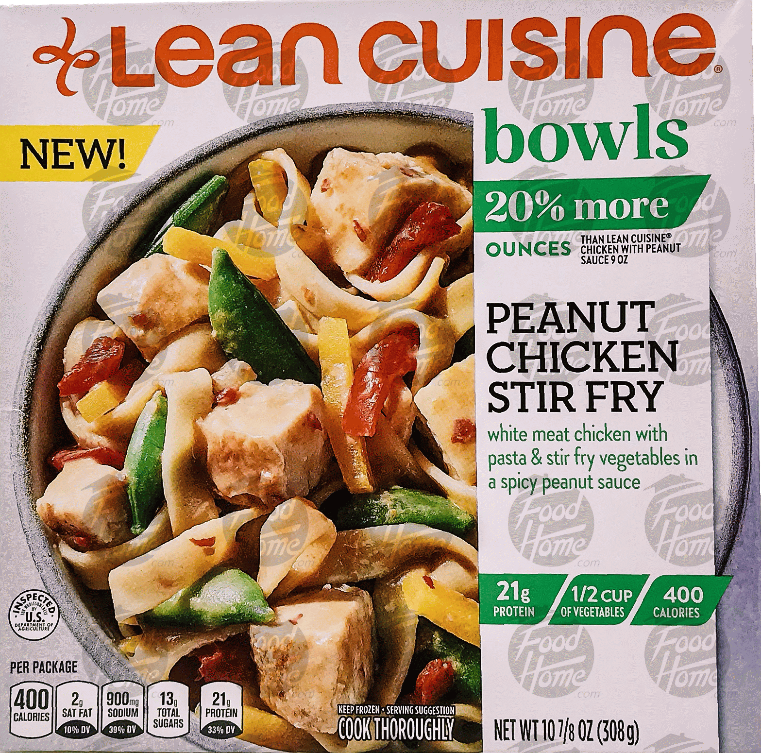 Lean Cuisine bowls peanut chicken stir fry, frozen entree Full-Size Picture